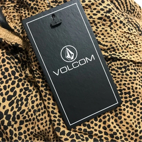 Volcom Brown/Black Snake down Crop Camisole Tank Top - Picture 5 of 8